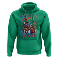 Funny Highland Cow Pool Party 4th Of July Hoodie Red White And Moo