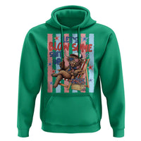 Funny Patriotic Highland Cow Hoodie 4th Of July Fireworks Celebration