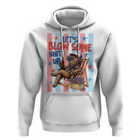 Funny Patriotic Highland Cow Hoodie 4th Of July Fireworks Celebration