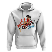 Funny Patriotic Pin Up Girl Firework USA Gift Hoodie Just Here To Bang