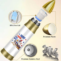 Funny Chicken 4th Of July Celebration Bullet Tumbler Just Here To Bang