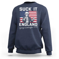 Funny 4th Of July George Washington Sweatshirt Suck It England