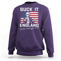 Funny 4th Of July George Washington Sweatshirt Suck It England