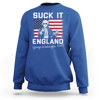 Funny 4th Of July George Washington Sweatshirt Suck It England