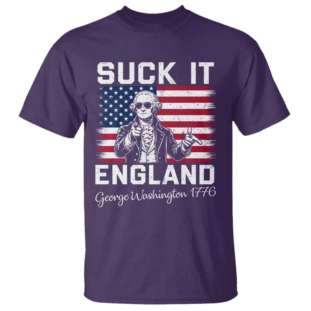 Funny 4th Of July George Washington T Shirt Suck It England