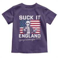 Funny 4th Of July George Washington Toddler T Shirt Suck It England