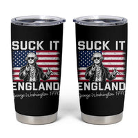 Funny 4th Of July George Washington Tumbler Cup Suck It England