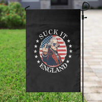 Funny George Washington Revolutionary War Garden Flag Suck It England