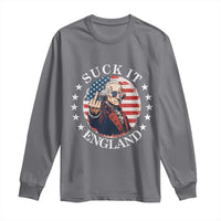 Funny George Washington Revolutionary War Long Sleeve Shirt Suck It England