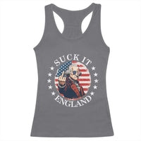 Funny George Washington Revolutionary War Racerback Tank Top Suck It England