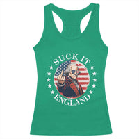 Funny George Washington Revolutionary War Racerback Tank Top Suck It England