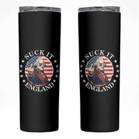 Funny George Washington Revolutionary War Skinny Tumbler Suck It England