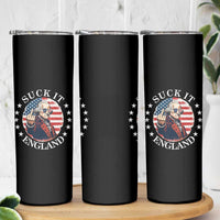 Funny George Washington Revolutionary War Skinny Tumbler Suck It England