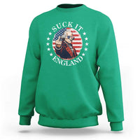 Funny George Washington Revolutionary War Sweatshirt Suck It England