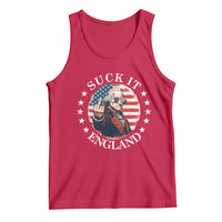 Funny George Washington Revolutionary War Tank Top Suck It England