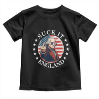 Funny George Washington Revolutionary War Toddler T Shirt Suck It England
