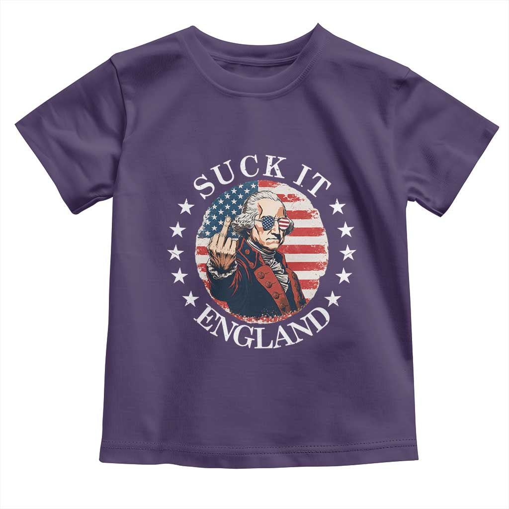 Funny George Washington Revolutionary War Toddler T Shirt Suck It England