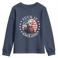 Funny George Washington Revolutionary War Youth Sweatshirt Suck It England