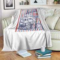 Spilling The Tea Since 1773 Throw Blanket Boston Tea Party USA History Humor