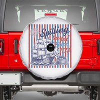 Spilling The Tea Since 1773 Spare Tire Cover Boston Tea Party USA History Humor