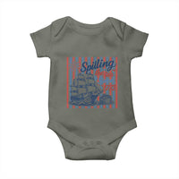 Spilling The Tea Since 1773 Baby Onesie Boston Tea Party USA History Humor