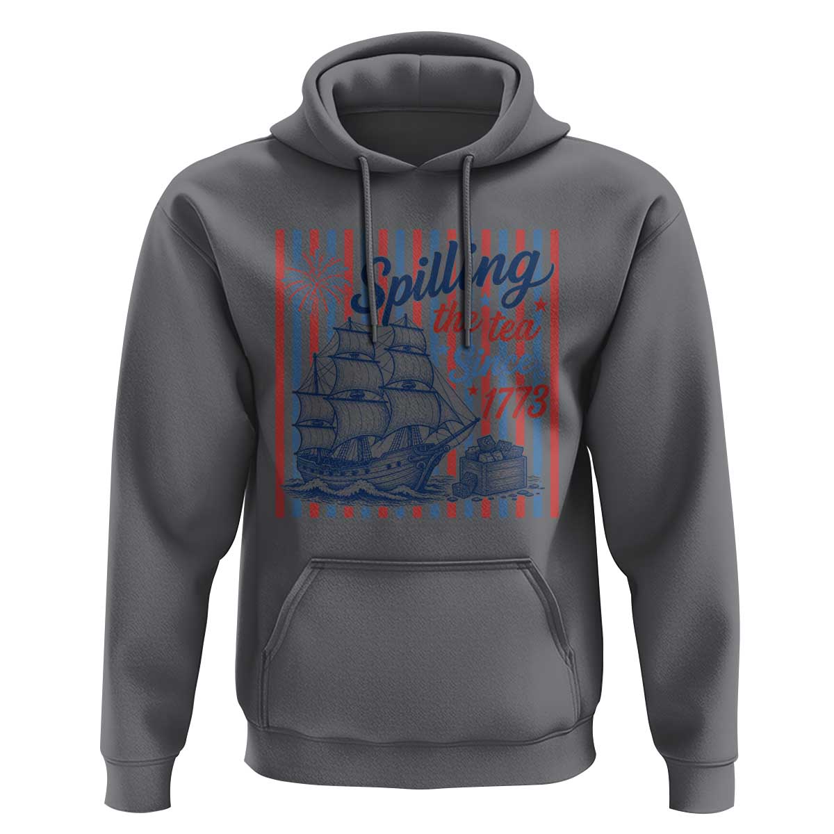 Spilling The Tea Since 1773 Hoodie Boston Tea Party USA History Humor