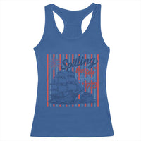 Spilling The Tea Since 1773 Racerback Tank Top Boston Tea Party USA History Humor