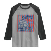 Spilling The Tea Since 1773 Raglan Shirt Boston Tea Party USA History Humor