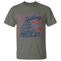 Spilling The Tea Since 1773 T Shirt Boston Tea Party USA History Humor