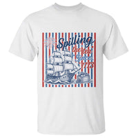 Spilling The Tea Since 1773 T Shirt Boston Tea Party USA History Humor