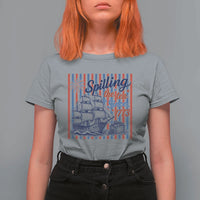 Spilling The Tea Since 1773 T Shirt For Women Boston Tea Party USA History Humor