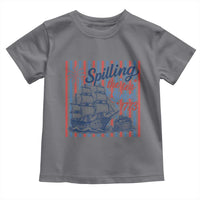 Spilling The Tea Since 1773 Toddler T Shirt Boston Tea Party USA History Humor