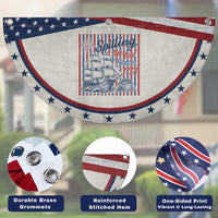Spilling The Tea Since 1773 Patriotic Fan Flag Boston Tea Party USA History Humor