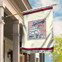Spilling The Tea Since 1773 Patriotic Garden Flag Boston Tea Party USA History Humor