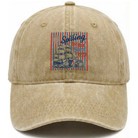 Spilling The Tea Since 1773 Washed Cotton Baseball Cap Boston Tea Party USA History Humor