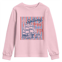 Spilling The Tea Since 1773 Youth Sweatshirt Boston Tea Party USA History Humor