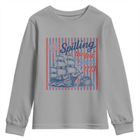 Spilling The Tea Since 1773 Youth Sweatshirt Boston Tea Party USA History Humor
