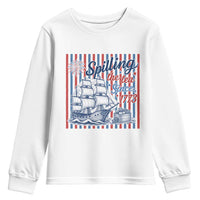 Spilling The Tea Since 1773 Youth Sweatshirt Boston Tea Party USA History Humor