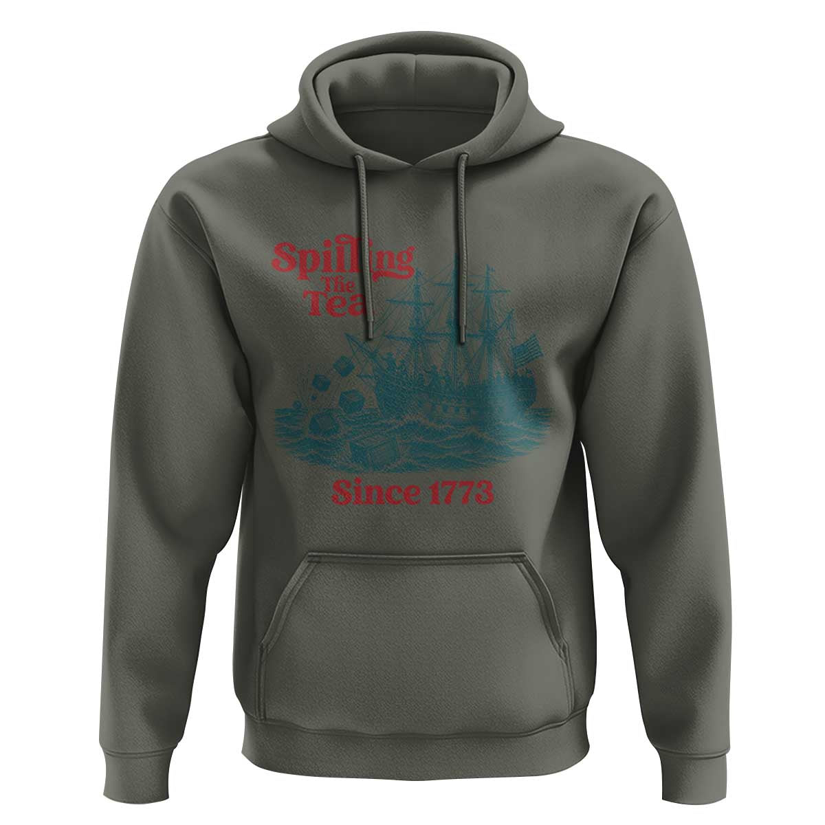 Spilling The Tea Since 1773 Hoodie American History Gift