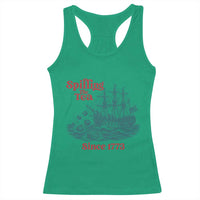 Spilling The Tea Since 1773 Racerback Tank Top American History Gift