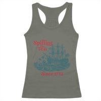 Spilling The Tea Since 1773 Racerback Tank Top American History Gift