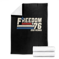 America Retro 250 Years Freedom USA 1776 2026 Throw Blanket