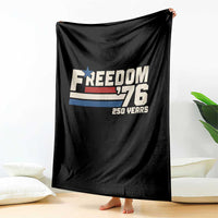 America Retro 250 Years Freedom USA 1776 2026 Throw Blanket