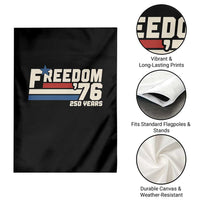 America Retro 250 Years Freedom USA 1776 2026 Garden Flag