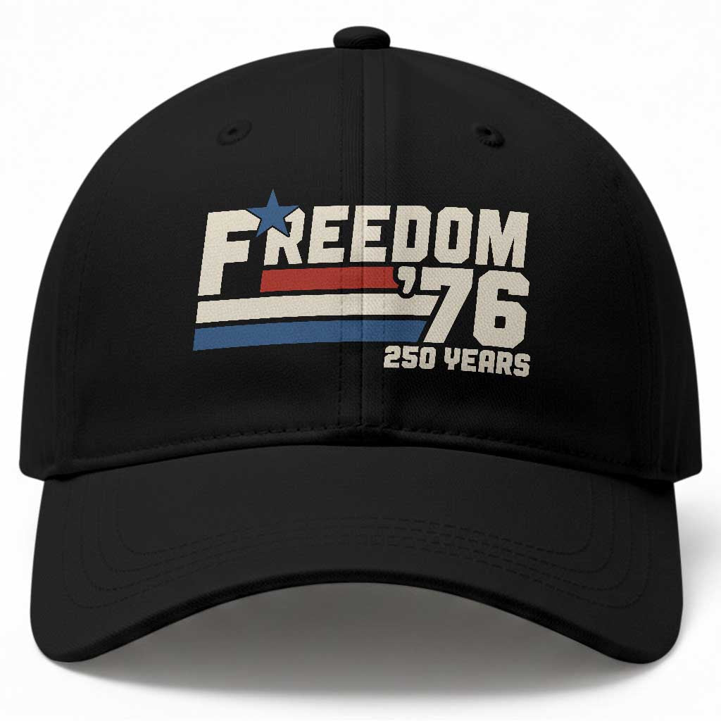 America Retro 250 Years Freedom USA 1776 2026 Baseball Cap