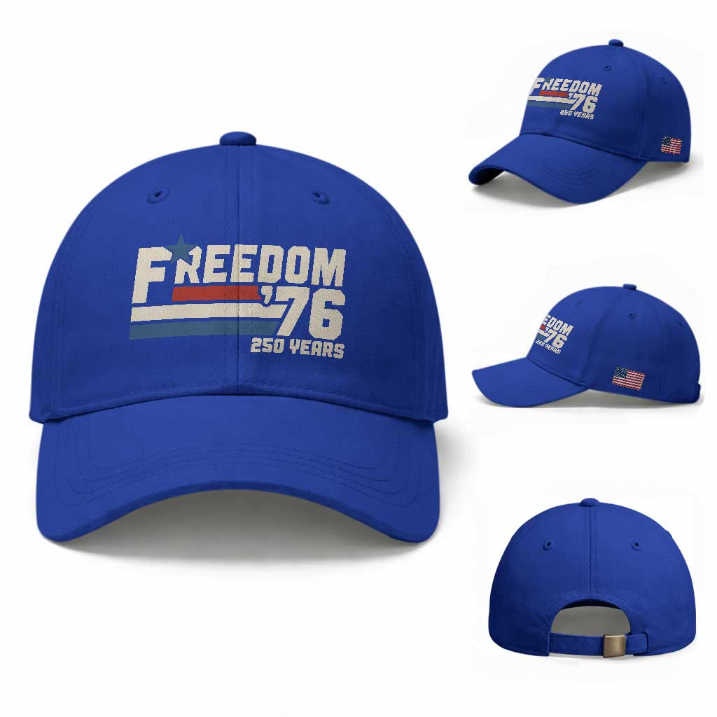 America Retro 250 Years Freedom USA 1776 2026 Baseball Cap