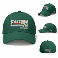 America Retro 250 Years Freedom USA 1776 2026 Baseball Cap