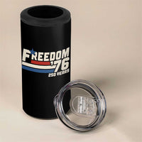 America Retro 250 Years Freedom USA 1776 2026 4 in 1 Can Cooler Tumbler