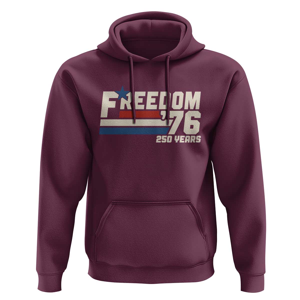 America Retro 250 Years Freedom USA 1776 2026 Hoodie