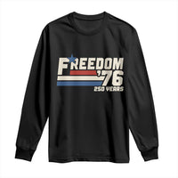 America Retro 250 Years Freedom USA 1776 2026 Long Sleeve Shirt